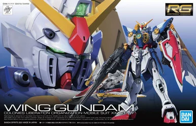Bandai 5061661 #35 Wing Gundam Colonies Liberation Organization Mobile Suit XXXG-01W RG 1/144 Scale Model Kit