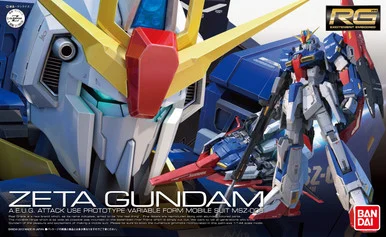 Bandai 5061599 #10 MSZ-006 Zeta Gundam A.E.U.G. Attack Use Prototype Variable Form Mobile Suit RG 1/144 Scale Model Kit