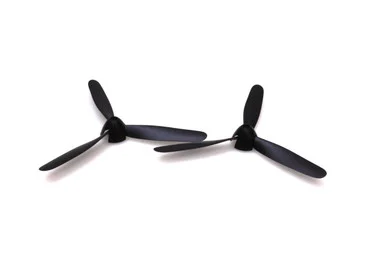 Rage RC RGRA2207 3 Blade Propeller & Spinner Set Micro Warbirds, 2 Pack