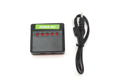 RAGE RC RGRA1351 5-Port 1S USB Micro Charger