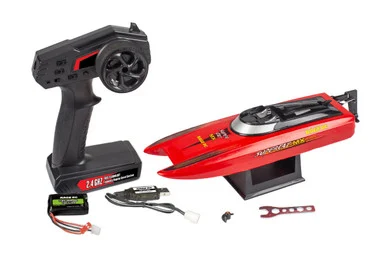 RAGE RC RGRB1131 SuperCat MX Electric Micro RTR Boat, Red