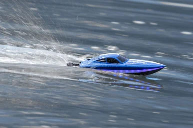 RAGE RC RGRB1132 LightWave Electric Micro RTR Boat, Blue