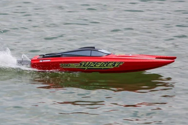 RAGE RC RGRB1207 SuperCat 700BL Brushless RTR Catamaran Boat, Red