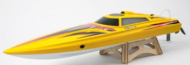 RAGE RC RGRB1208 Velocity 800BL Brushless Boat, Yellow