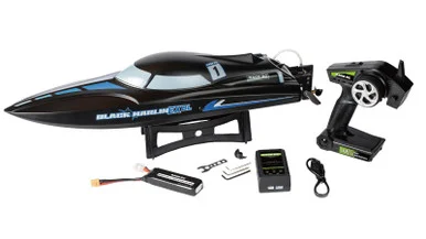 RAGE RC RGRB1405 Black Marlin EX Brushless RTR Boat, Black