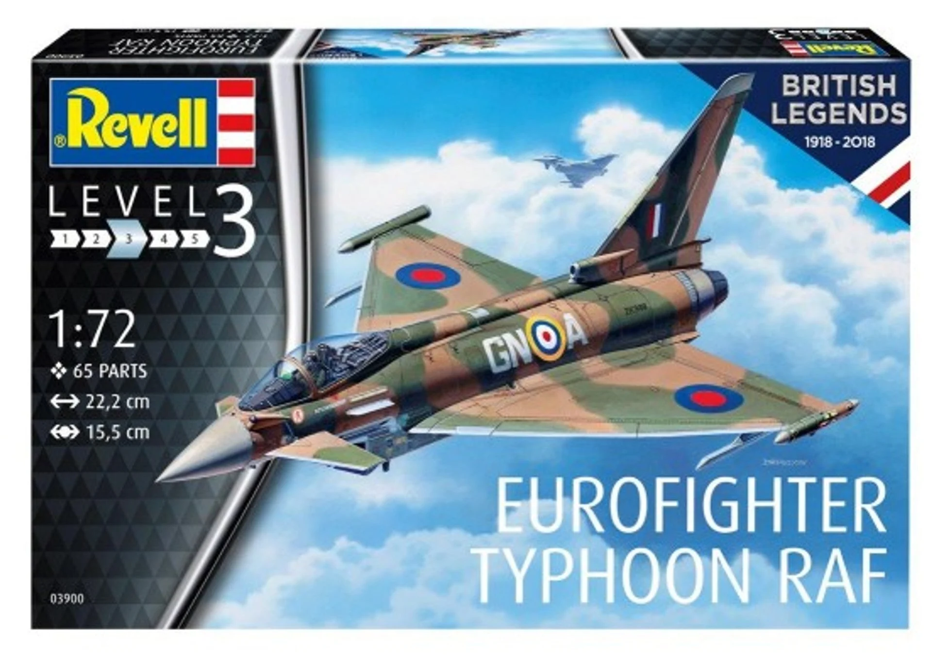 Revell Eurofighter Typhoon RAF 1/72 Scale Model Kit - Revell Germany