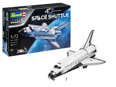 1/72 Revell Space Shuttle 40th Anniversary Plastic Model Kit - Revell Germany