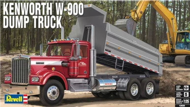 1/25 Revell Kenworth W-900 Dump Truck Plastic Model Kit