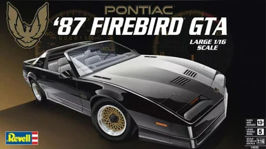 1/16 Revell 1987 Pontiac Firebird GTA Plastic Model Kit - Revell Carrera