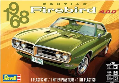 1/25 Revell 1968 Firebird Plastic Model Kit - Revell Carrera