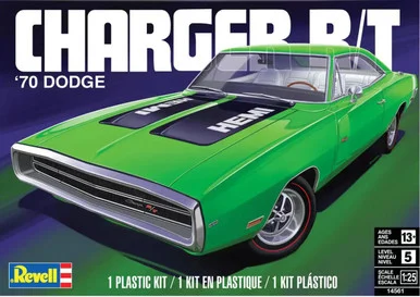 1/25 Revell 1970 Dodge Charger R/T Plastic Model Kit - Revell Carrera