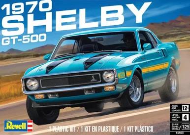 1/25 Revell 1970 Shelby GT-500 Plastic Model Kit