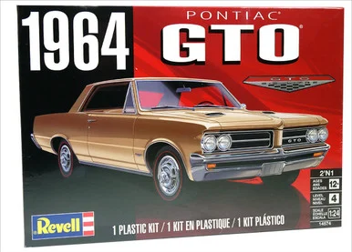 1/24 Revell Carrera 1964 Pontiac GTO 2N1 Plastic Model Kit