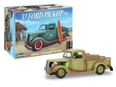 1/25 Revell 1937 Ford Pickup 2in1 Plastic Model Kit - Revell Carrera