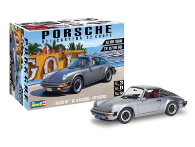 1/24 Revell Porsche 911 Carrera 3.2 Coupe 2n1 Kit - Revell Carrera