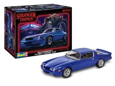 Revell 14560 Stranger Things Billy Hargrove's 1979 Chevy Camaro Z/28 1/24 Scale Model Kit - Revell Monogram