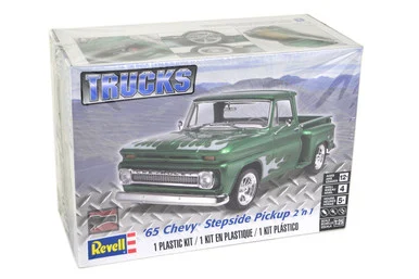 1/25 Revell 1965 Chevy Stepside 2n1 Plastic Model Kit - Revell Carrera