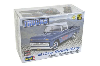 1/25 Revell 1966 Chevy Fleetside Pickup Plastic Model Kit - Revell Carrera