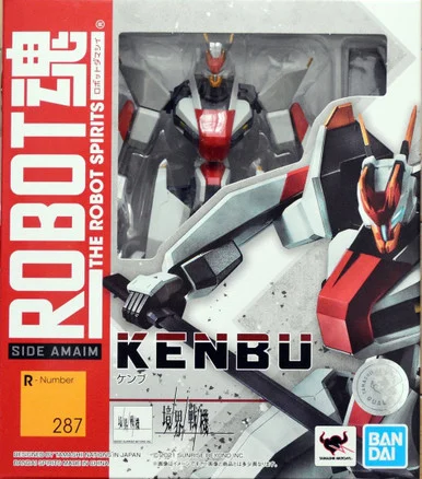 Bandai 2580357 #287 Robot Spirits Kenbu Kyoukai Senki Amaim Warrior Figure