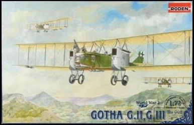 1/72 Roden Gotha G II/III German WWI Biplane Bomber