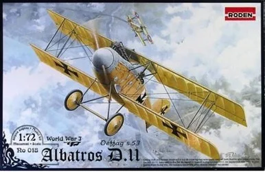 1/72 Roden Albatros D II Oeffag s53 German BiPlane Fighter