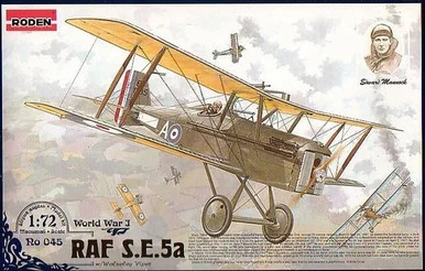 1/72 Roden SE5a Royal AF Fighter w/Wolseley Viper Engine