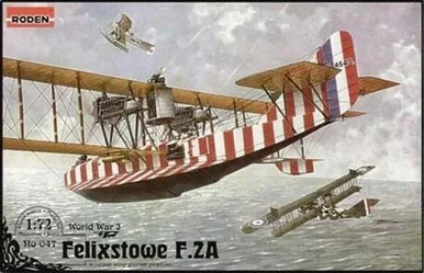 1/72 Roden Felixstowe F2A Eoyal AF Flying Boat BiPlane w/Upper Wing Gunner Position