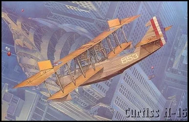 1/72 Roden Curtiss H16 Navy Flying Boat BiPlane