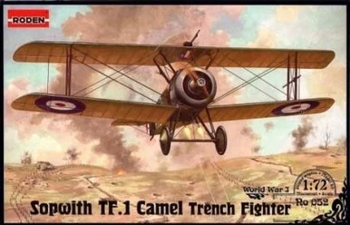 1/72 Roden Sopwith TF1 Camel Trench RFC BiPlane Fighter