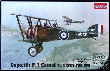 1/72 Roden Sopwith F1 Camel 2-Seater Trainer RFC BiPlane