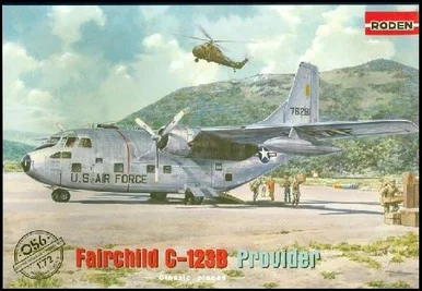 1/72 Roden Fairchild C123B Provider USAF Transport Aircraft