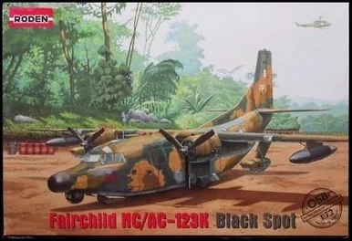 1/72 Roden Fairchild NC/AC123K Black Spot Aircraft