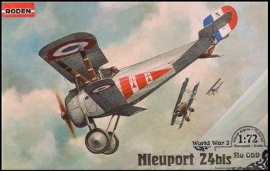 1/72 Roden Nieuport 24bis WWI BiPlane Fighter