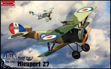 1/72 Roden Nieuport 27 Biplane Fighter