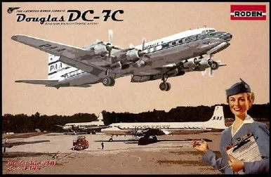 1/144 Roden DC7C Pan American Airliner
