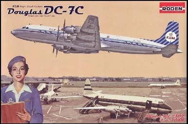 1/144 Roden DC7C Royal Dutch Airliner