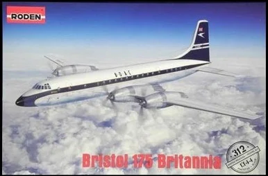 1/144 Roden Bristol 175 Britannia BOAC Airliner