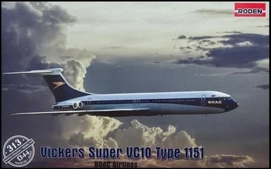 1/144 Roden Vickers Super VC10 Type 1151 BOAC Airliner