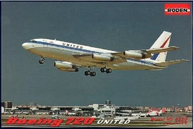 1/144 Roden B720 United Passenger Airliner