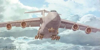 1/144 Roden C5M Super Galaxy USAF Transport Aircraft