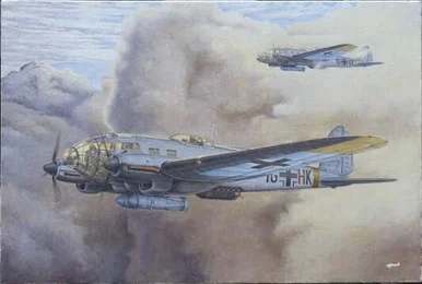 1/144 Roden Heinkel He111H16/H20 WWII German Medium Bomber