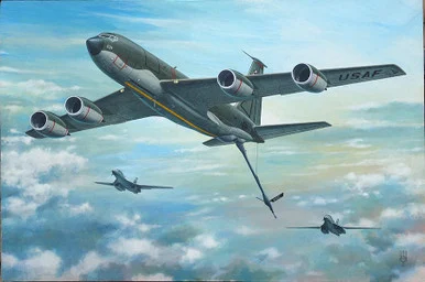 1/144 Roden Boeing KC-135R Stratotanker Plastic Model Kit