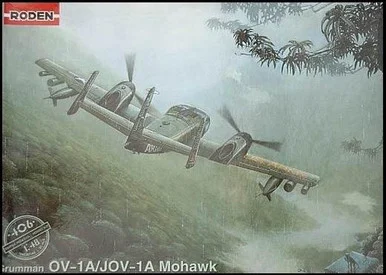 1/48 Roden OV1A/JOV1A Mohawk Vietnam/Later era Armed Observation & Intelligence USAAF Aircraft