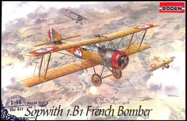 1/48 Roden Sopwith 1B1 WWI French BiPlane Bomber
