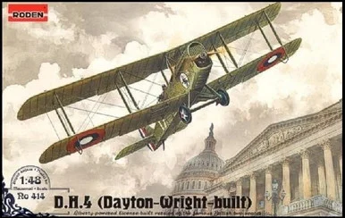 1/48 Roden DeHailland DH4 US Army BiPlane Fighter