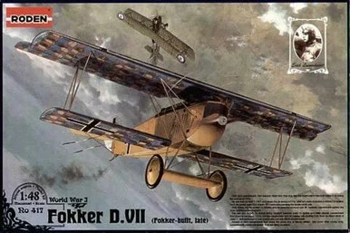 1/48 Roden Fokker D VII F German BiPlane Fighter