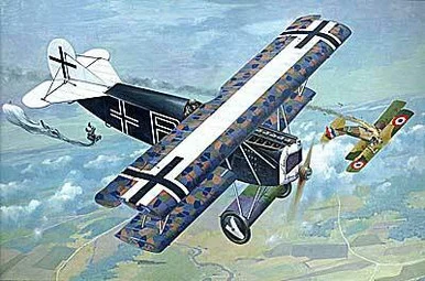 1/48 Roden Fokker D.VII (OAW built, mid)