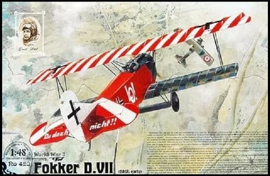 1/48 Roden Fokker D VII (OAW Early) WWI German BiPlane Fighter