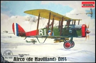 1/48 Roden DeHavilland DH4 Eagle WWI US BiPlane Fighter