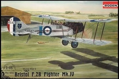 1/48 Roden Bristol F2b MkIV WWI RAF BiPlane Fighter